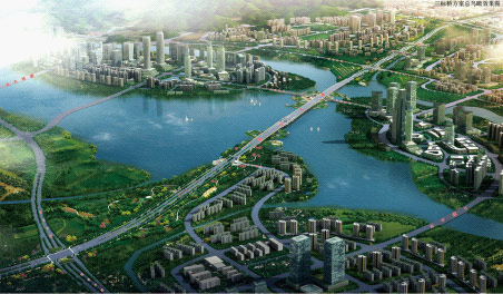 Survey and Design of Landscape Avenue Engineering of KnowledgeCity Location: Luogang District, GuangzhouCity