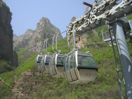 河南沁阳神农山一线天索道